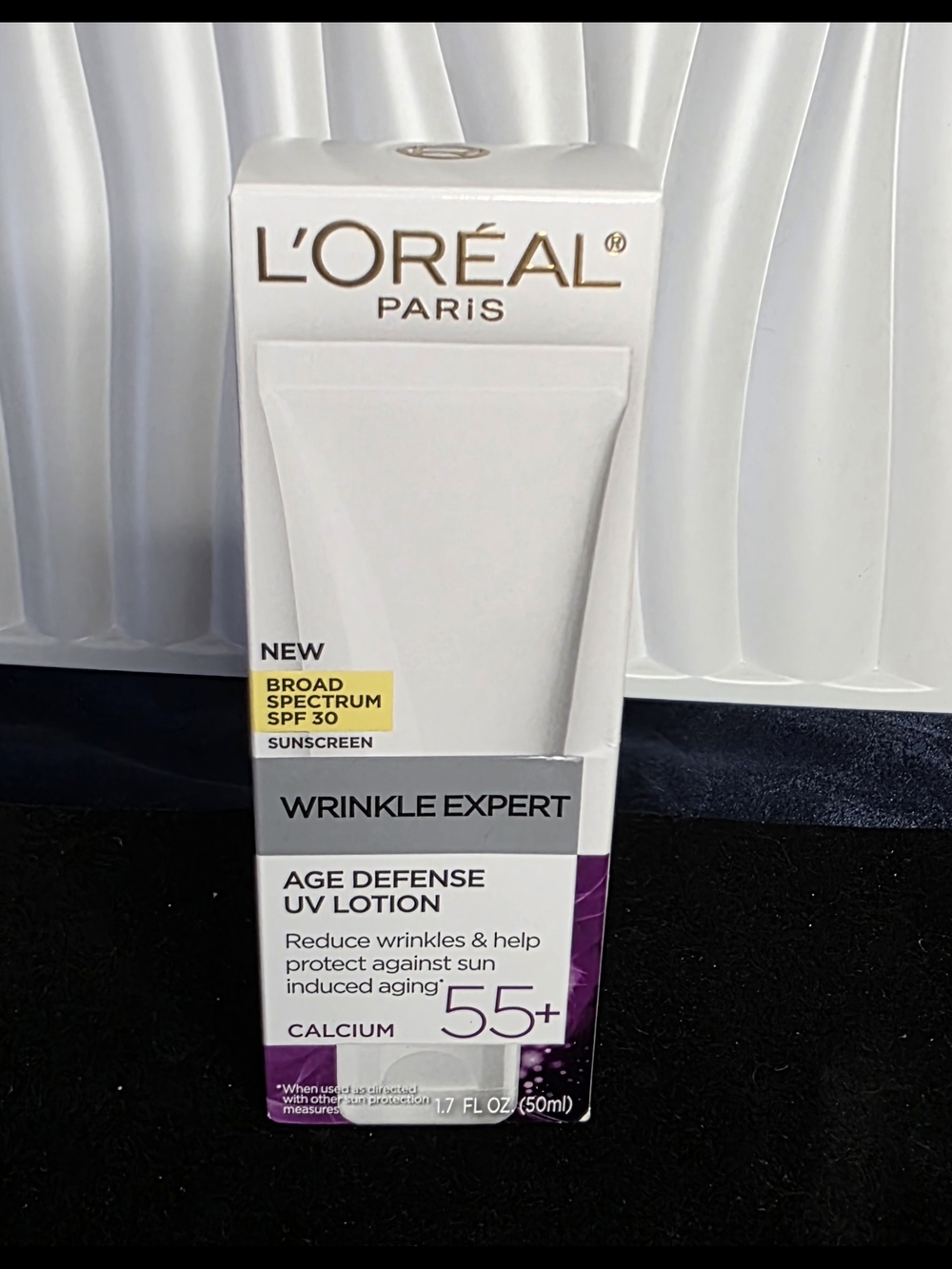 NEW L'Oreal Paris Wrinkle Expert 55+ Age Defense UV Lotion SPF 30 (1.7oz)